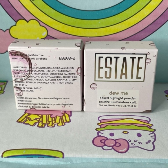 NIB (2) Estate “Dew Me” Baked Highlight Powder - Shade: Lit - Picture 6 of 7